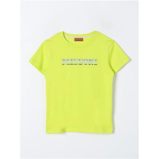 Missoni Kids t-shirt missoni kids bambino colore giallo