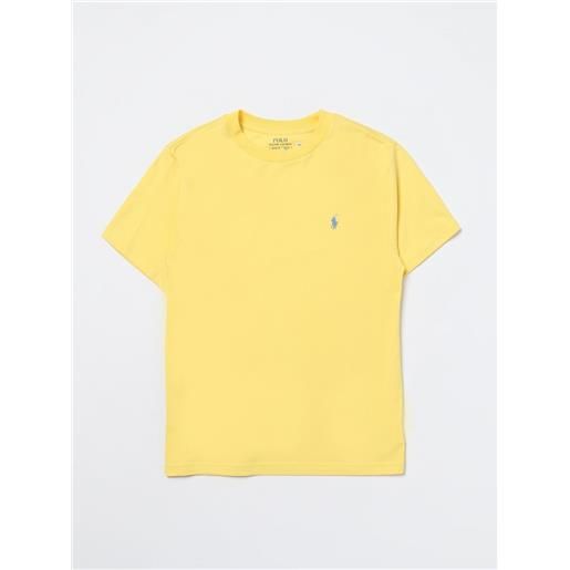 Polo Ralph Lauren t-shirt polo ralph lauren bambino colore giallo