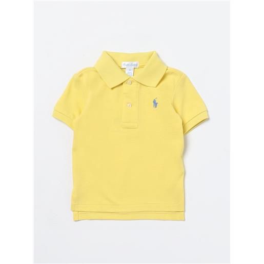Polo Ralph Lauren t-shirt polo ralph lauren bambino colore giallo