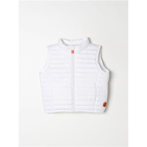 Save The Duck gilet save the duck bambino colore bianco