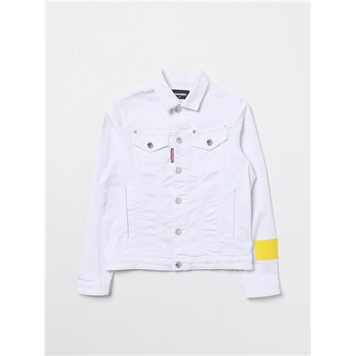 Dsquared2 Junior giacca dsquared2 junior bambino colore bianco