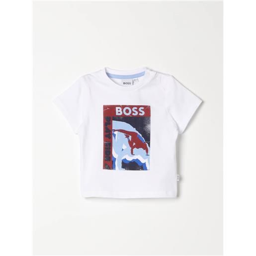 Boss Kidswear t-shirt boss kidswear bambino colore bianco