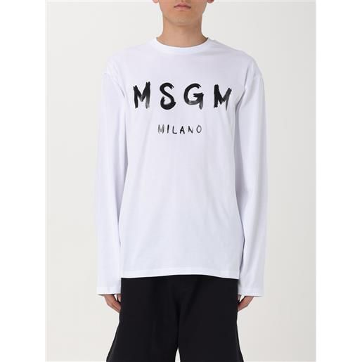 Msgm t-shirt msgm uomo colore bianco