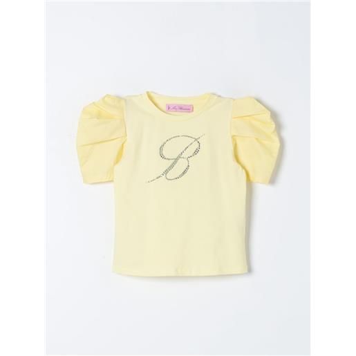 Miss Blumarine t-shirt miss blumarine bambino colore giallo
