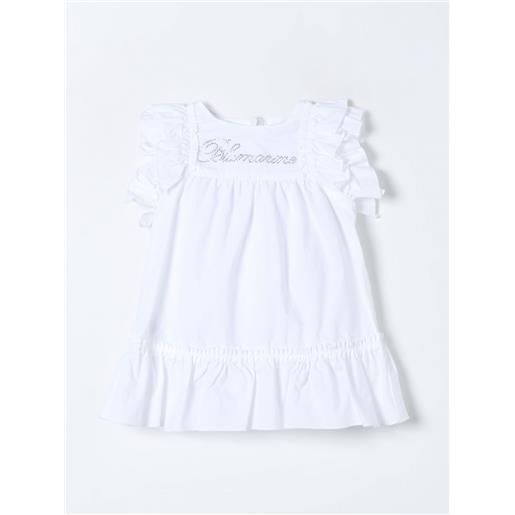 Miss Blumarine abito miss blumarine bambino colore bianco