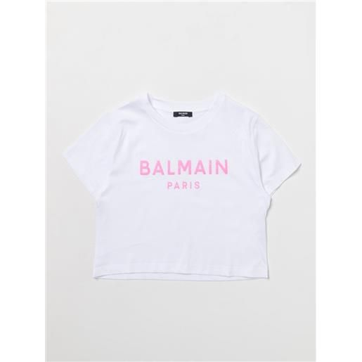Balmain Kids t-shirt Balmain Kids in cotone con logo
