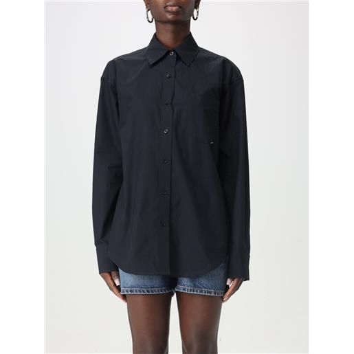T By Alexander Wang camicia t by alexander wang donna colore nero