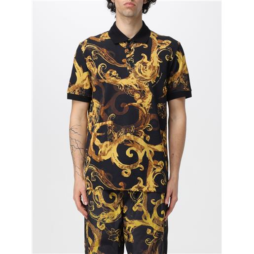 Versace Jeans Couture polo baroque Versace Jeans Couture in piquet di cotone