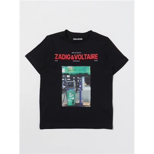 Zadig & Voltaire t-shirt zadig & voltaire bambino colore nero