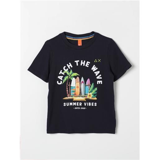 Sun 68 t-shirt sun 68 bambino colore blue