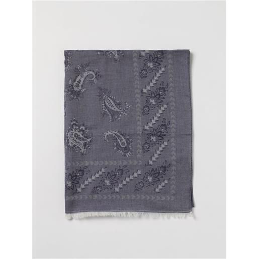Etro sciarpa Etro in cotone e cashmere con paisley jacquard
