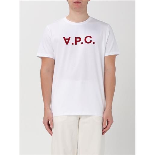 A.p.c. t-shirt a. P. C. Uomo colore avorio