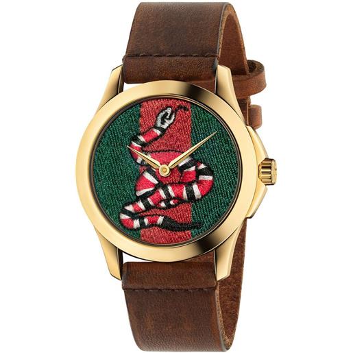 Gucci orologio le marché des merveilles cassa 38mm motivo serpente