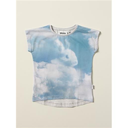 Molo t-shirt Molo in cotone biologico con stampa di nuvole