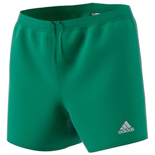 adidas parma 16 sho w, pantaloncini donna, verde (verfue/bianco), s