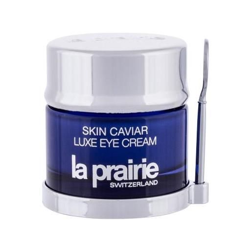 La Prairie skin caviar luxe crema rassodante per il contorno occhi 20 ml per donna