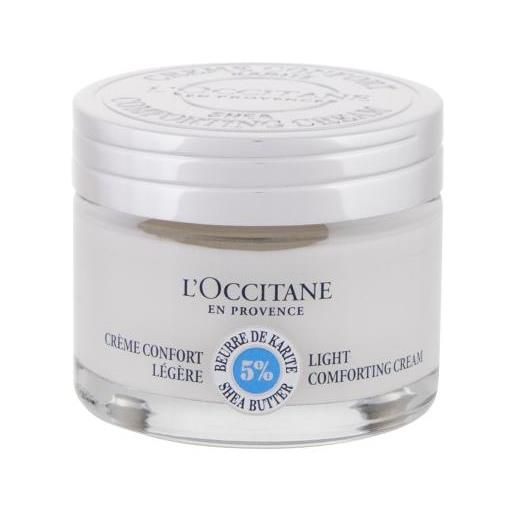 L'Occitane shea butter light comforting cream crema viso 50 ml per donna