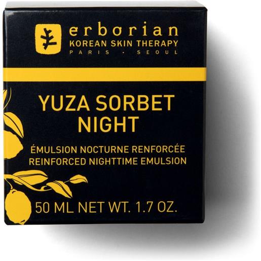 ERBORIAN yuza sorbet night - crema notte con vitamina c