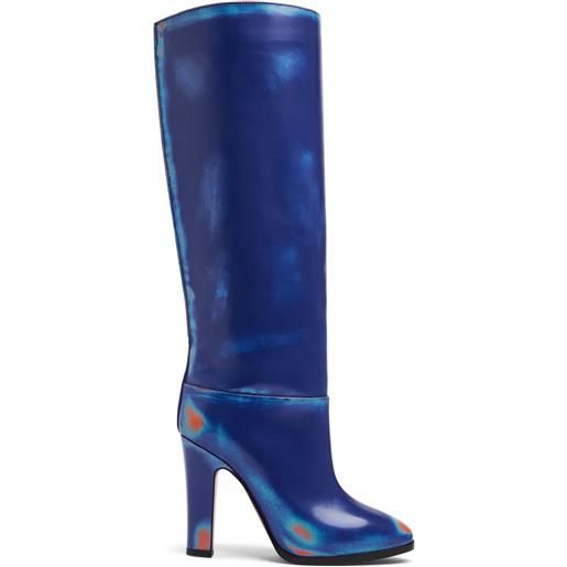 VIVIENNE WESTWOOD stivali midas in pelle 105mm