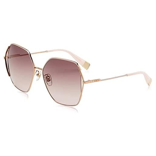 Furla sfu601 sunglasses, gold, 58 unisex-adulto