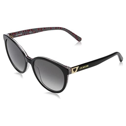 Love Moschino moschino love mol041/s sunglasses, 807/9o black, 56 women's