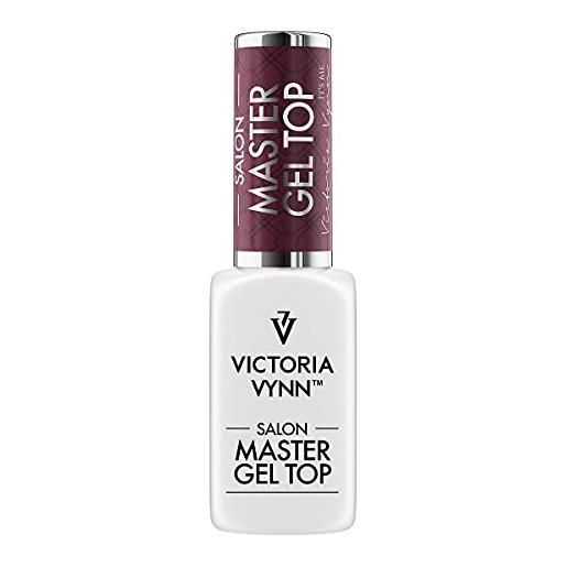 Victoria vynn master gel top uv led appositamente creato per il sistema master gel, 8 ml