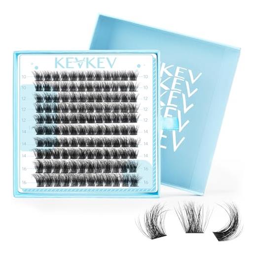 KevKev kevk ev. Singole ciglia 3d fluffy singole 120 ciglia singole mixed c/d cluster lashes thin band & soft individual lashes (daffodil, 10-16mix)