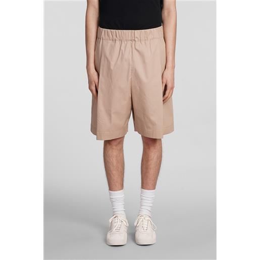 Laneus shorts in cotone cammello