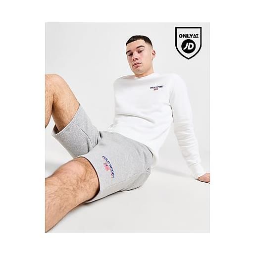 Polo Ralph Lauren pantaloncini fleece sport logo, grey