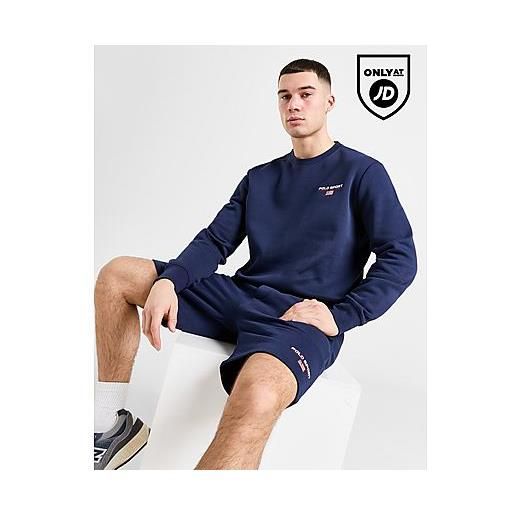 Polo Ralph Lauren pantaloncini fleece sport logo, navy