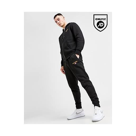 Polo Ralph Lauren pantaloni della tuta fleece small logo, black