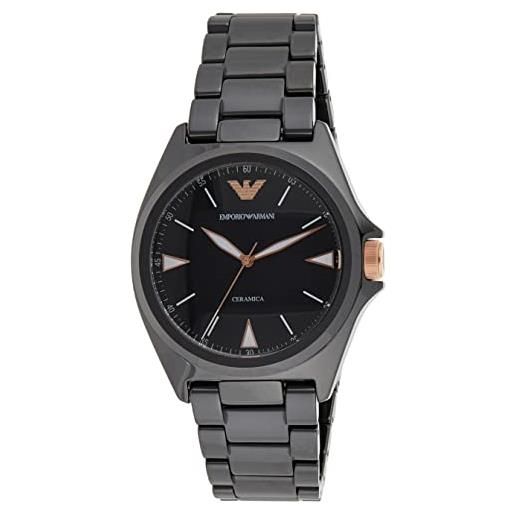 Emporio armani men quartz 3 pointer con braccialetto ar70003