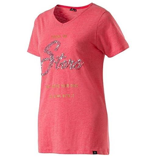 Firefly elisa, t-shirt donna, rosso, 42
