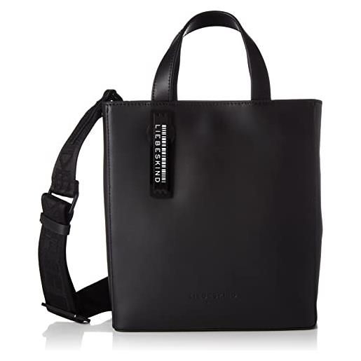 Liebeskind berlin paper bag tote, shopper. Donna, nero (black), small