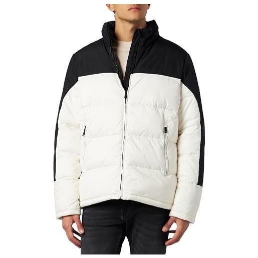 Champion legacy outdoor - jacket giacca, off white/nero, l uomo fw23