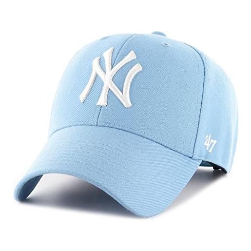 47 brand cap with a visor, blue, one size unisex