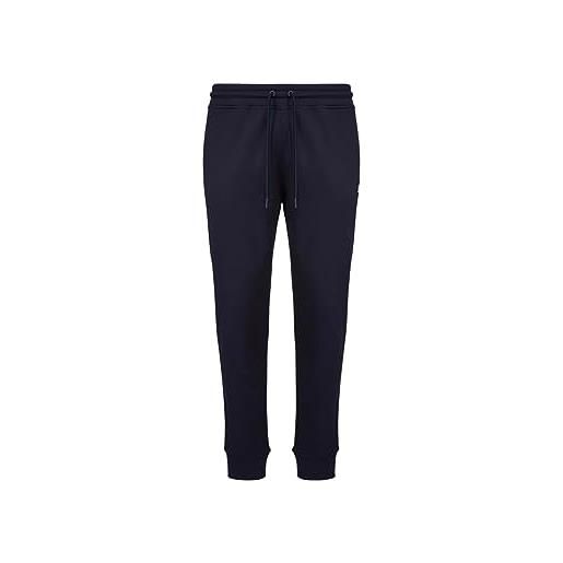 K-Way pantaloni modello mick, elastico in vita, tasche a filetto laterali, logo a contrasto, caviglie rifiniti, colore blu blu blue depht