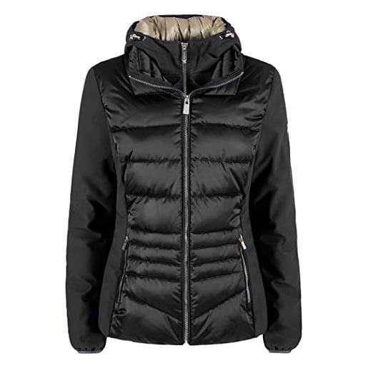 Yes Zee giubbotto donna giubbino giacca piumino soft shell cappuccio j045m800 taglia m colore principale nero