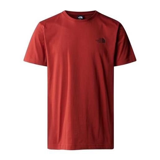 The North Face simple dome t-shirt iron red xl