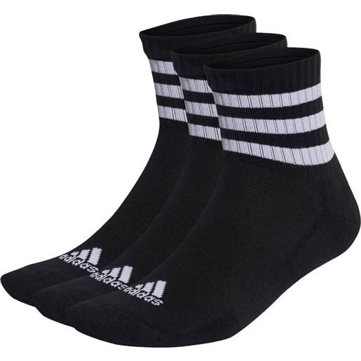 ADIDAS addias 3-stripes cushioned sportswear mid-cut (3 paia)