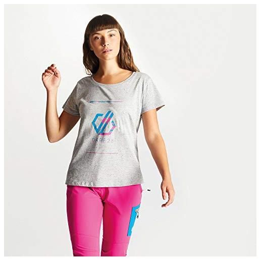Dare 2b tee t- lifestyle - maglietta da donna, donna, dwt450 61i20l, cenere, fr: 3xl (taille fabricant: 20)