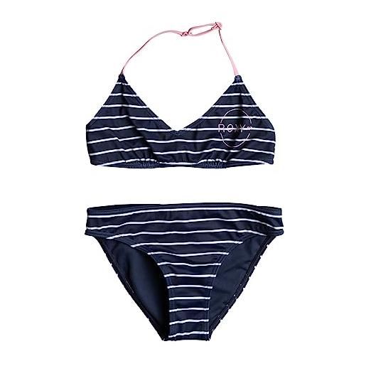 Roxy bico basic stripe bikini due pezzi taglio triangolare da ragazza 6-16