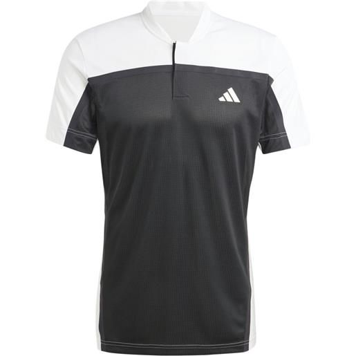 Adidas polo da tennis da uomo Adidas heat. Rdy free. Lift pro polo shirt - black/white