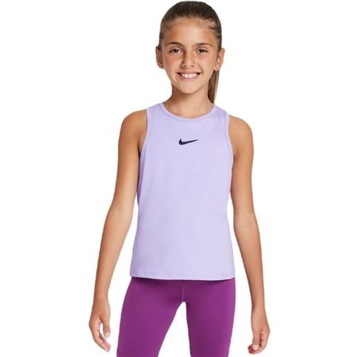 Nike maglietta per ragazze Nike girls court dri-fit victory tank top - hydrangeas/blac