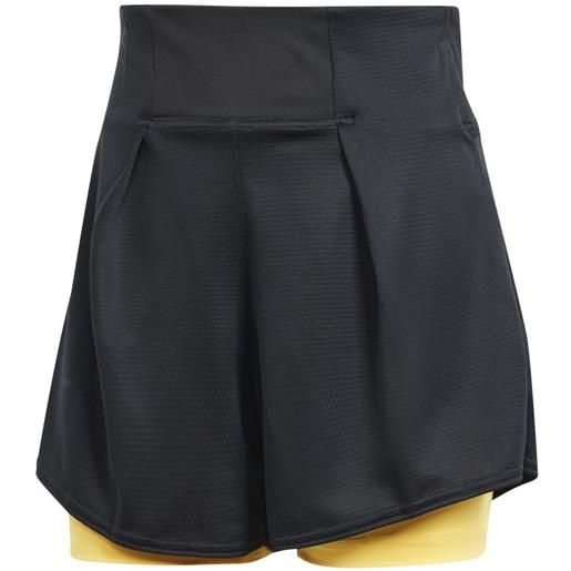 Adidas pantaloncini da tennis da donna Adidas heat. Rdy match pro shorts - black/orange