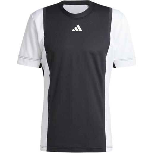 Adidas t-shirt da uomo Adidas heat. Rdy free. Lift pro t-shirt - white/black