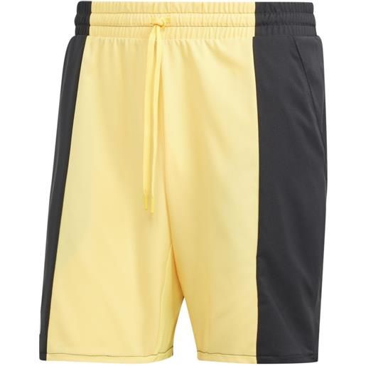 Adidas pantaloncini da tennis da uomo Adidas tennis heat. Rdy ergo 7" shorts - black/orange