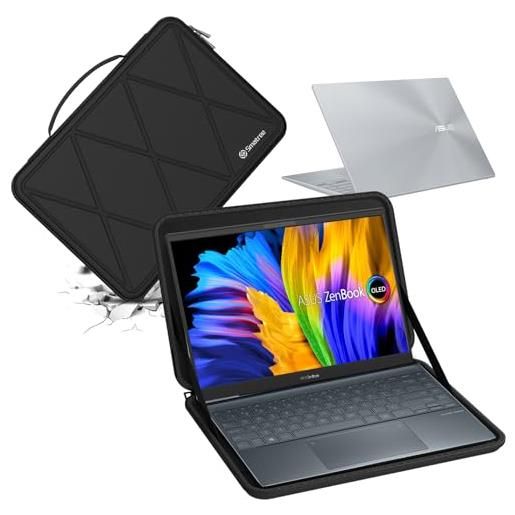 Smatree custodia protettiva rigida in eva compatibile con asus zenbook flip 13 oled notebook bag (m34)