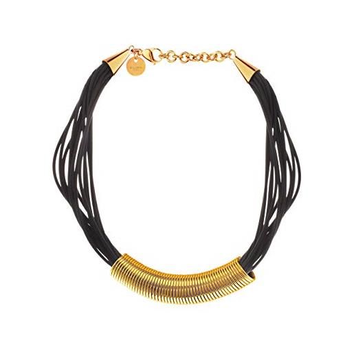 Elixa el126-2543 collana da donna in acciaio inox dorato 50 cm