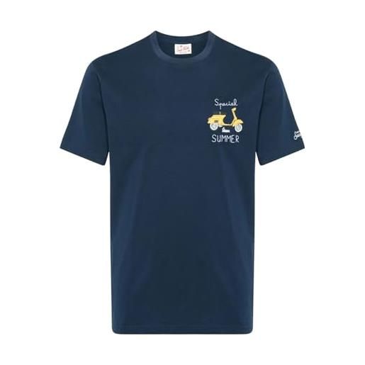MC2 SAINT BARTH t-shirt in cotone blu special summer - xx-large